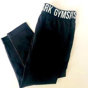 New Women’s‎ GymShark Crop Black Leggings